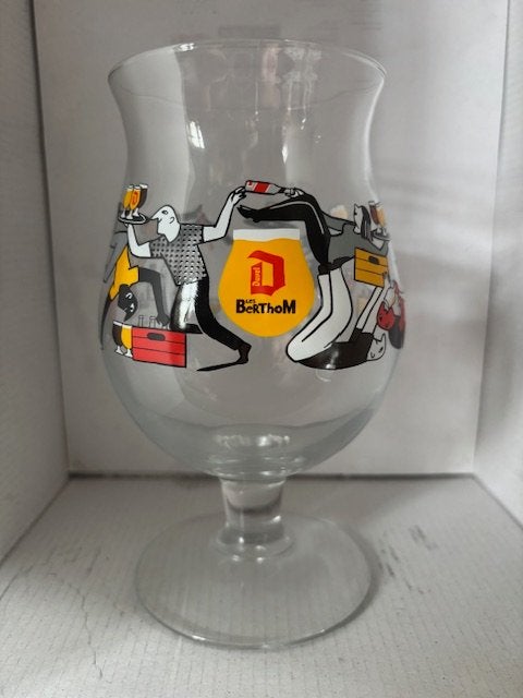 Duvel glas Les Berthom - obers te koop, Enlèvement ou Envoi, Neuf, Verre ou Verres, Duvel