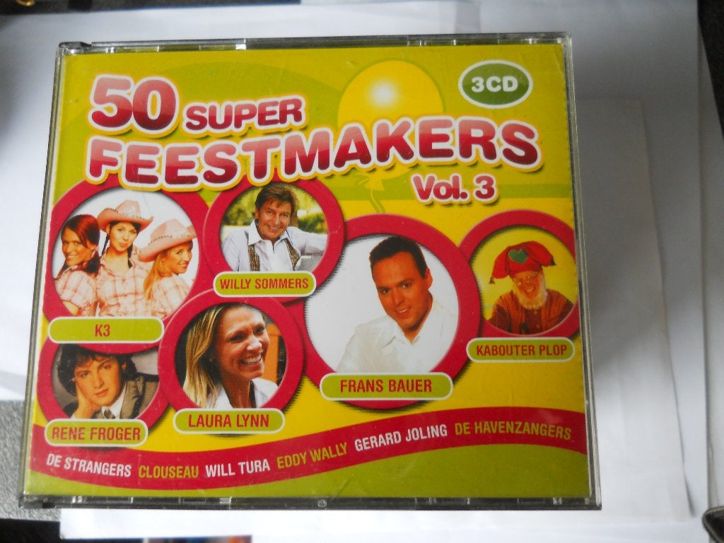 COFFRET DE 3 CD - 50 ACCESSOIRES DE FÊTE - VOLUME 3, En néerlandais, Enlèvement ou Envoi, Premier pressage, Comme neuf
