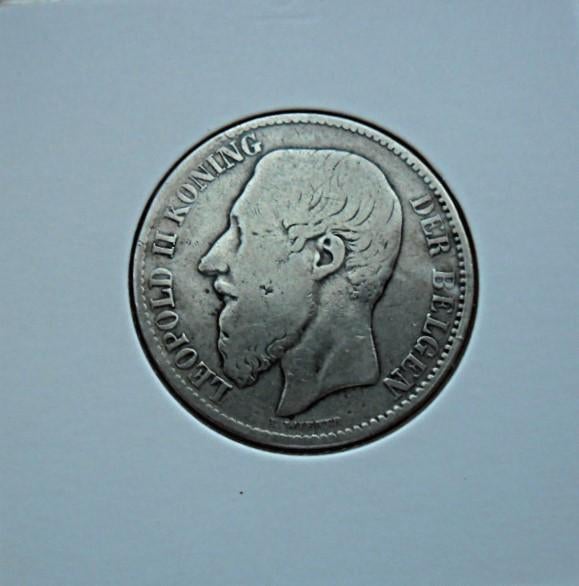 RARE 2 FB 1887 VL Leop/II zilver TB=55€ TTB= 225€ sup=550€, Verzenden, Zilver, Losse munt, Zilver