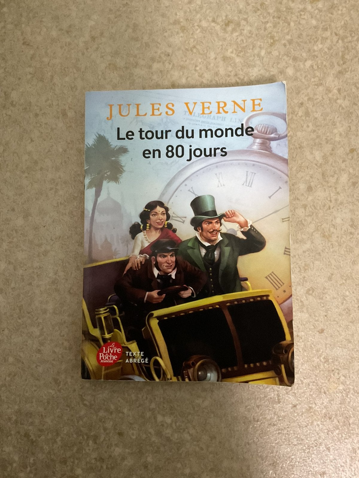 Le tour du monde en 80jours de Jules Verne, Boeken, Ophalen, Zo goed als nieuw