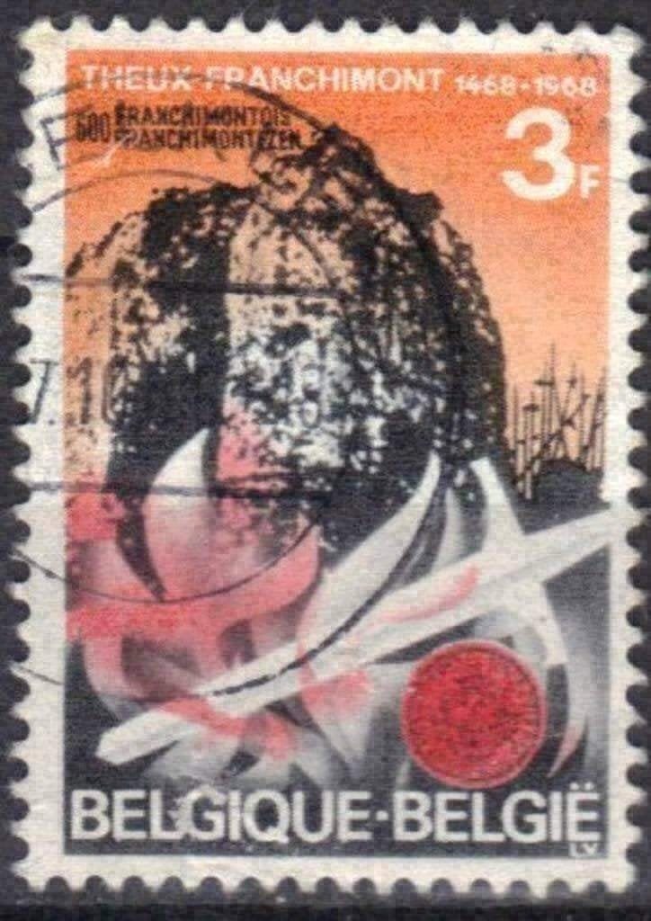 Belgique 1968 - Yvert/OBP 1449 - Numéro historique (ST), Timbres & Monnaies, Envoi, Affranchi, Oblitéré