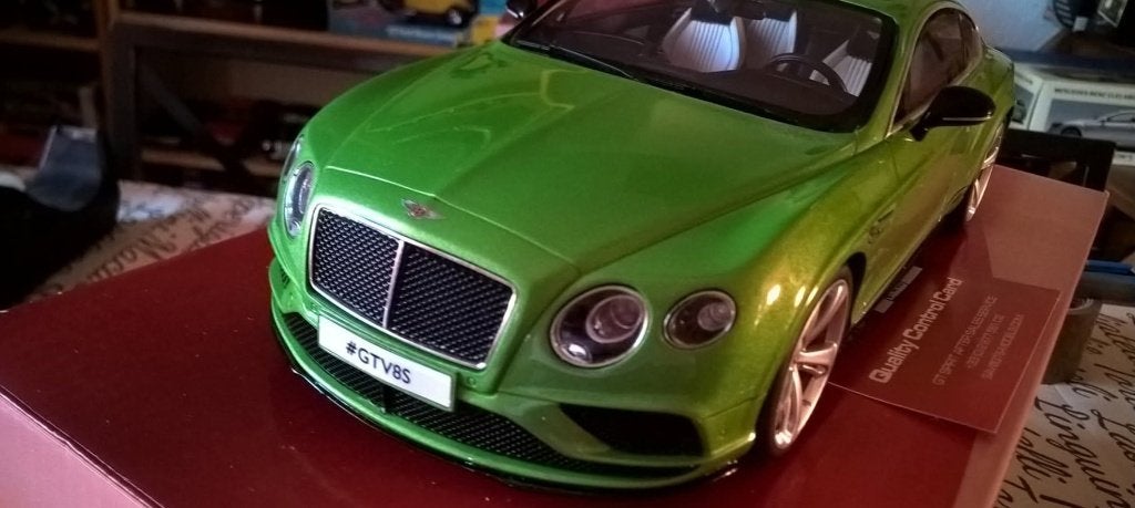 1/18 Bentley Continental GTV8S 2015 GT Spirit, Ophalen of Verzenden, Nieuw, Auto, Overige merken