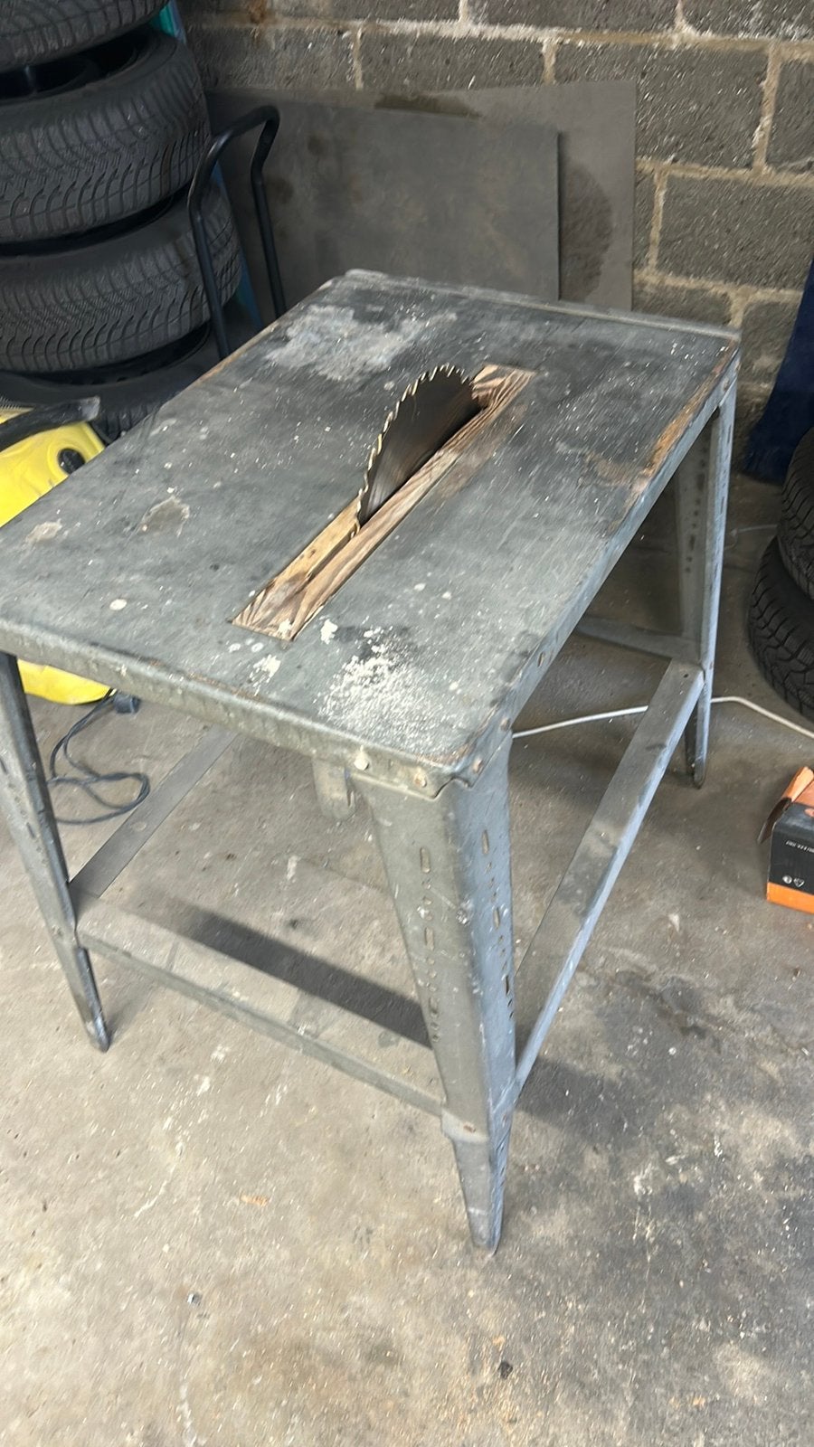 Tafelzaag te koop, Bricolage & Construction, Établis, Enlèvement, Comme neuf
