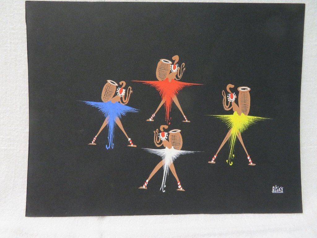 Art populaire tribal congolais (1950/1960) - ATISS (Ref.93), Antiquités & Art, Enlèvement
