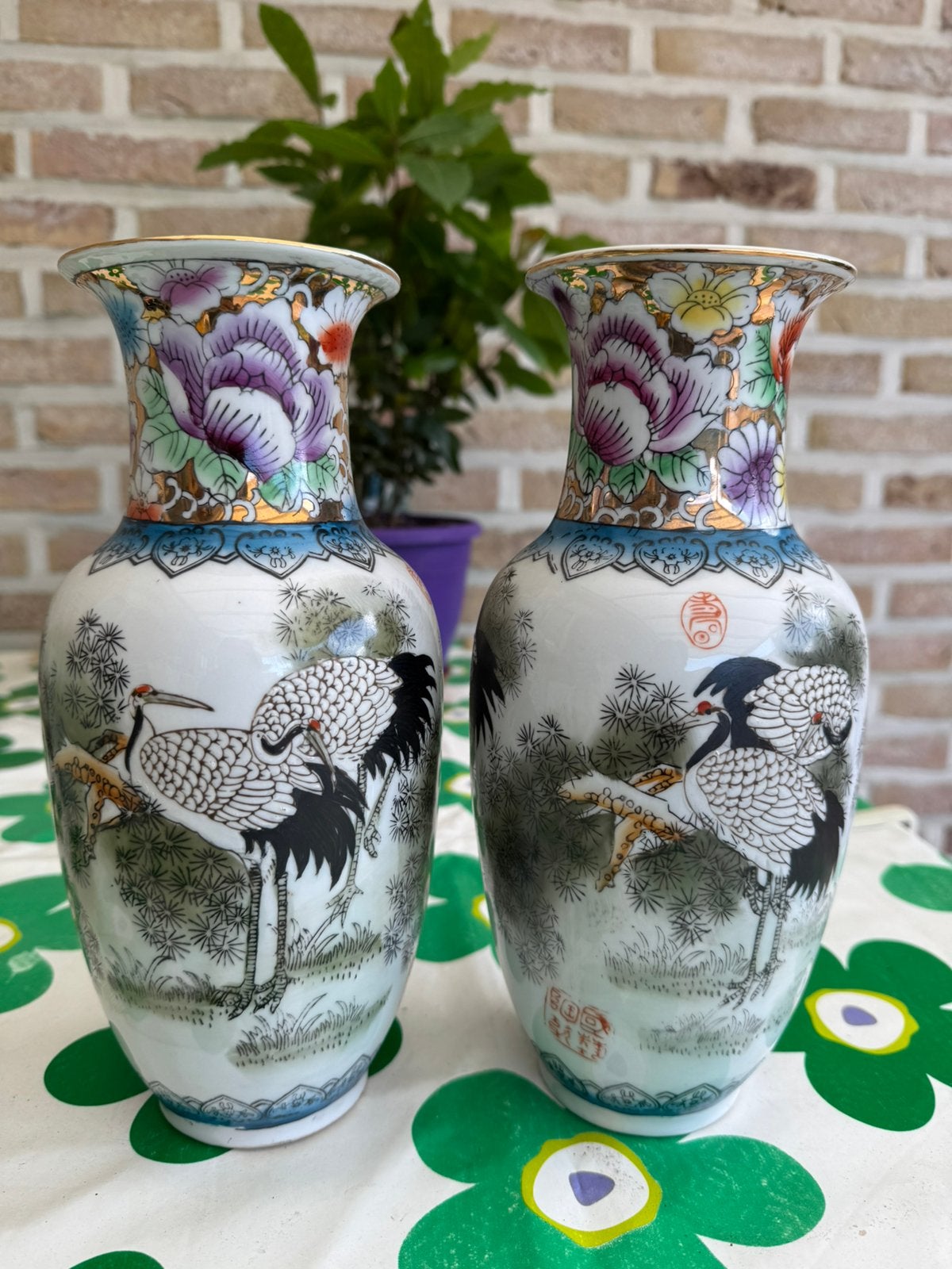 Quatre vases chinois., Enlèvement