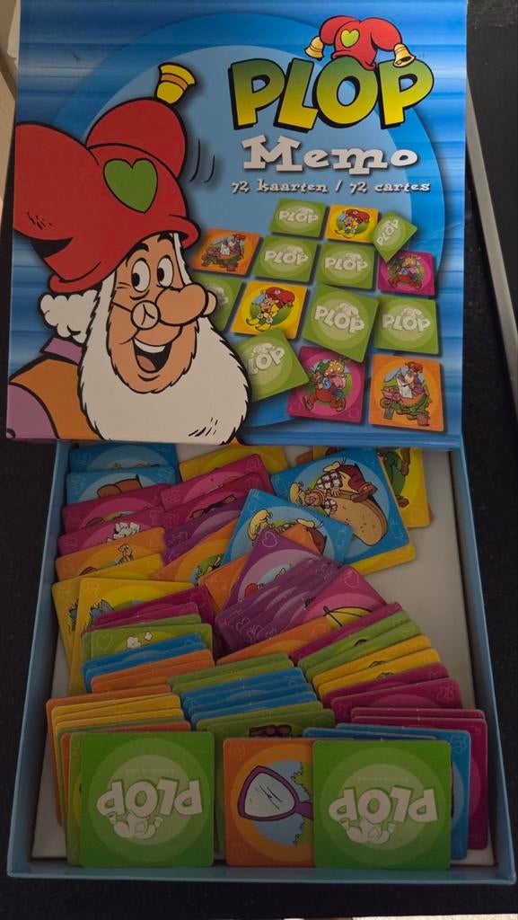 Memory spel PLOP, Ophalen