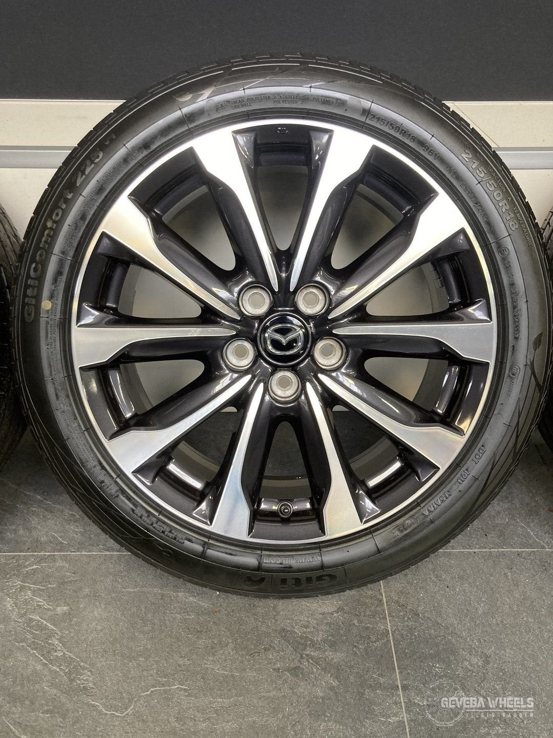 18” originele Mazda CX3 velgen + banden 5x114.3 215/50/18, Auto-onderdelen, Banden en Velgen, 18 inch, -, -, Banden en Velgen