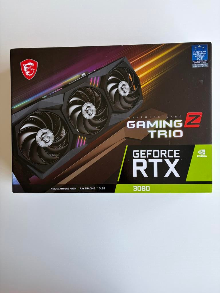 Nieuwe Graphics card MSI GeForce RTX 3080 Gaming Z Trio 10G, Computers en Software, Ophalen, GDDR6, PCI-Express 4, Nieuw