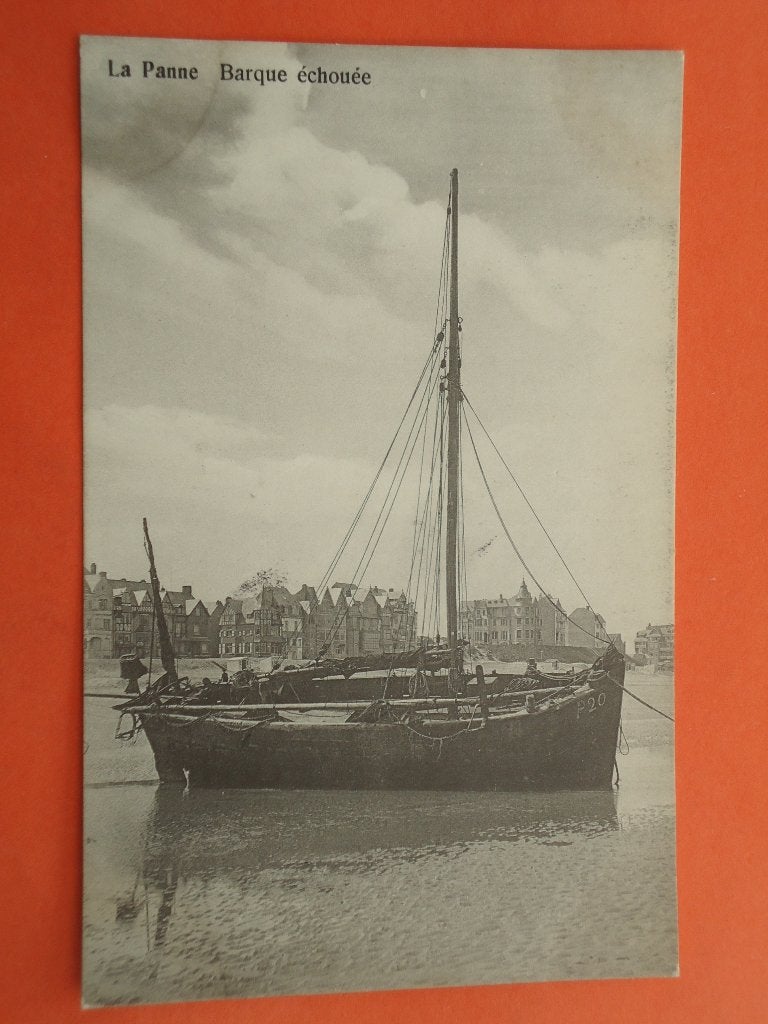 De Panne - La Panne Barque échouée, Enlèvement ou Envoi, Affranchie, Flandre Occidentale