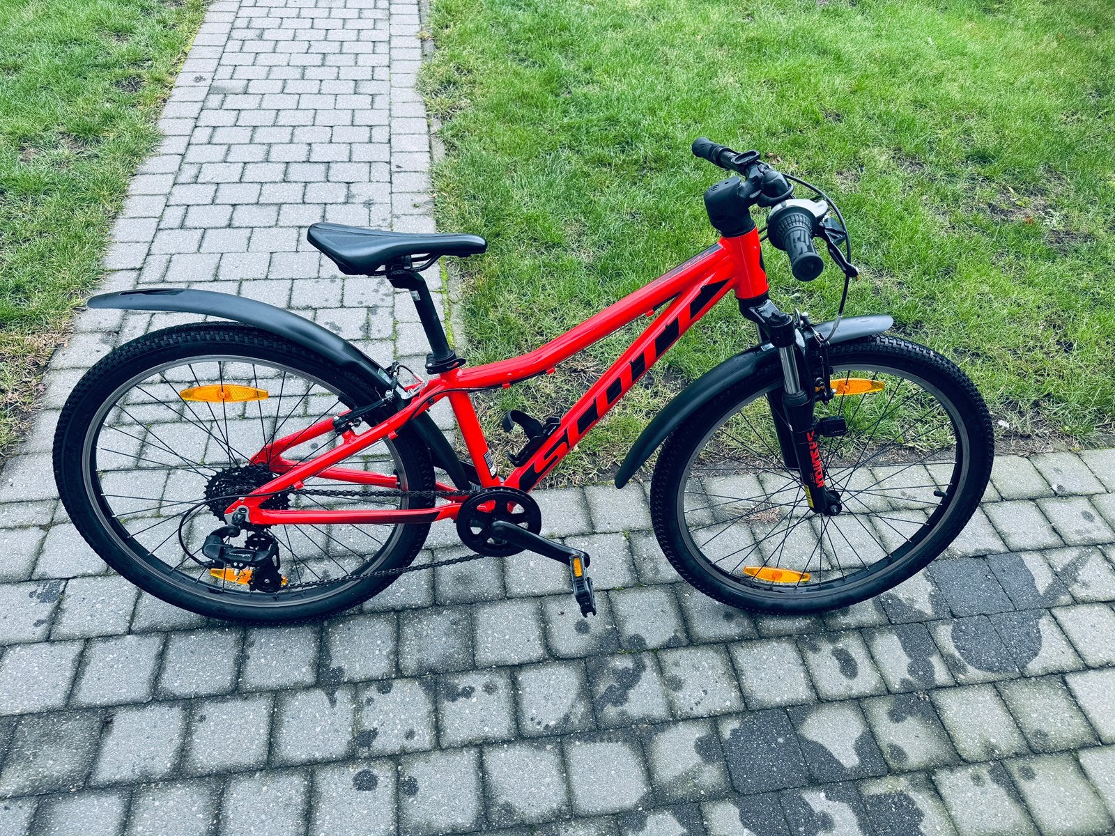 Scott scale mtb 24 inch, rood, Ophalen, Gebruikt, Velgrem, 20 inch of meer