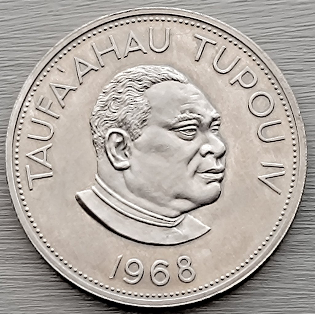 munt Tonga 1 pa'anga 1968, Timbres & Monnaies, Monnaies | Océanie, Enlèvement ou Envoi
