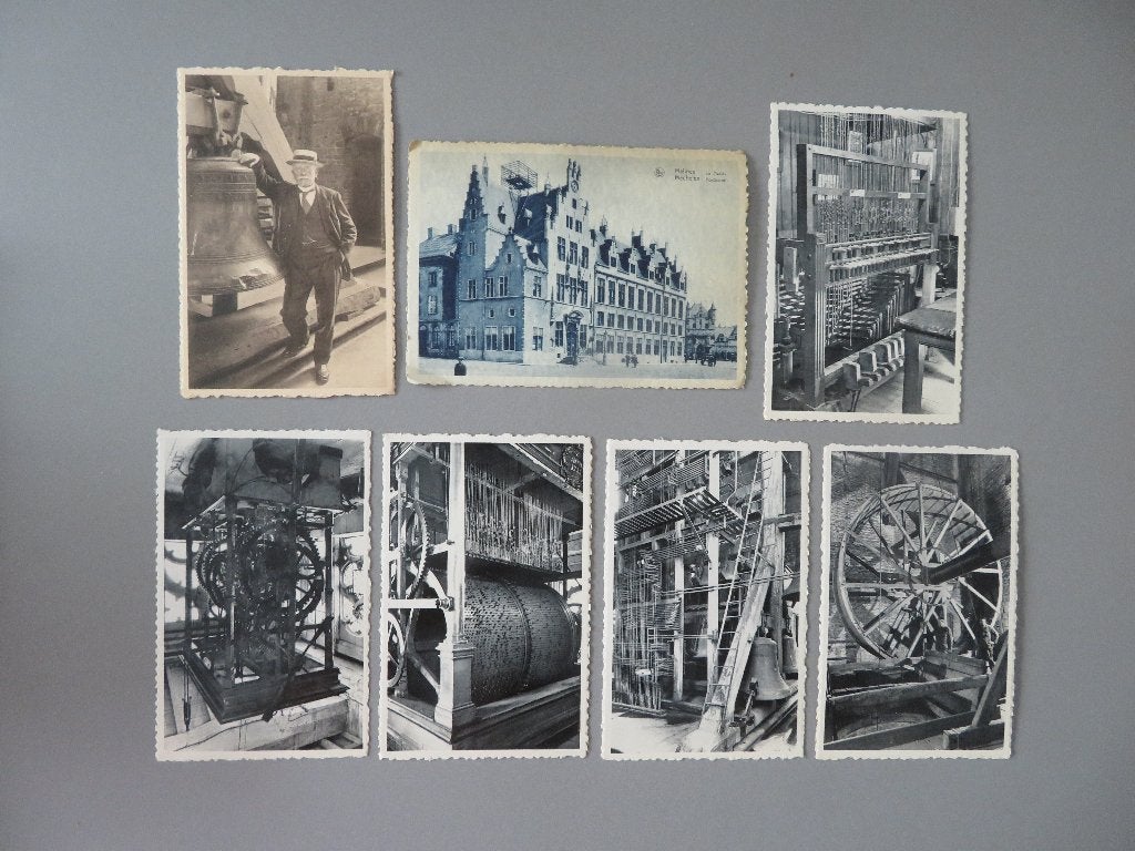 7 postkaarten Mechelen Beiaard Jef Denyn, Verzamelen, Verzenden, Ongelopen, Antwerpen