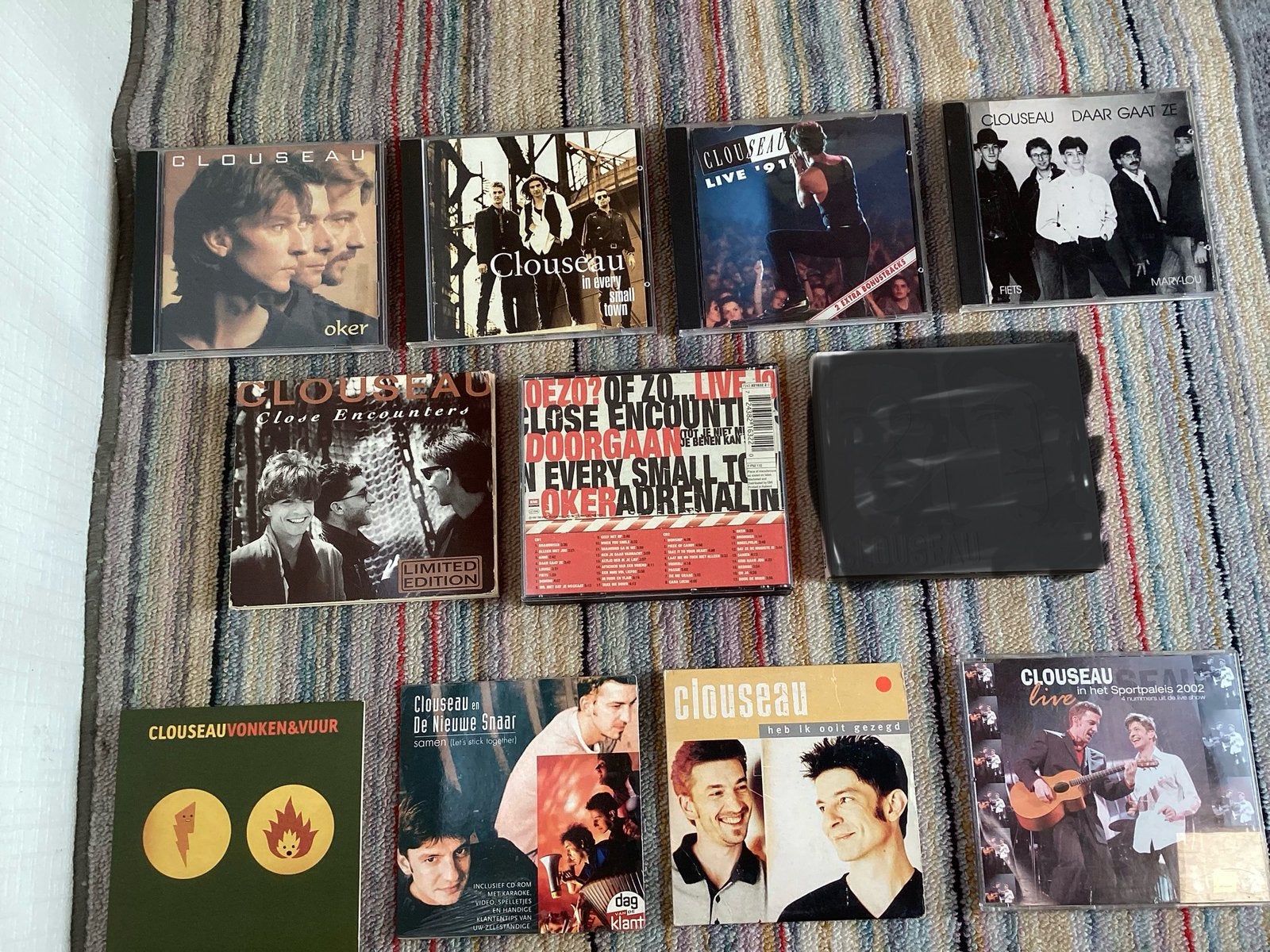 CD‘s CLOUSEAU - Lot diverse albums & singles, Cd's en Dvd's, Ophalen of Verzenden, Gebruikt, Pop, Album