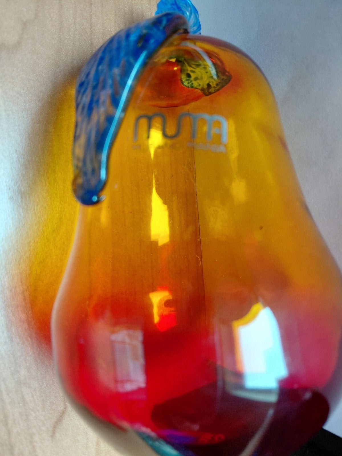 Poire de Murano en verre, nouvelle et magnifique., Collections, Verres & Petits Verres, Enlèvement ou Envoi, Neuf