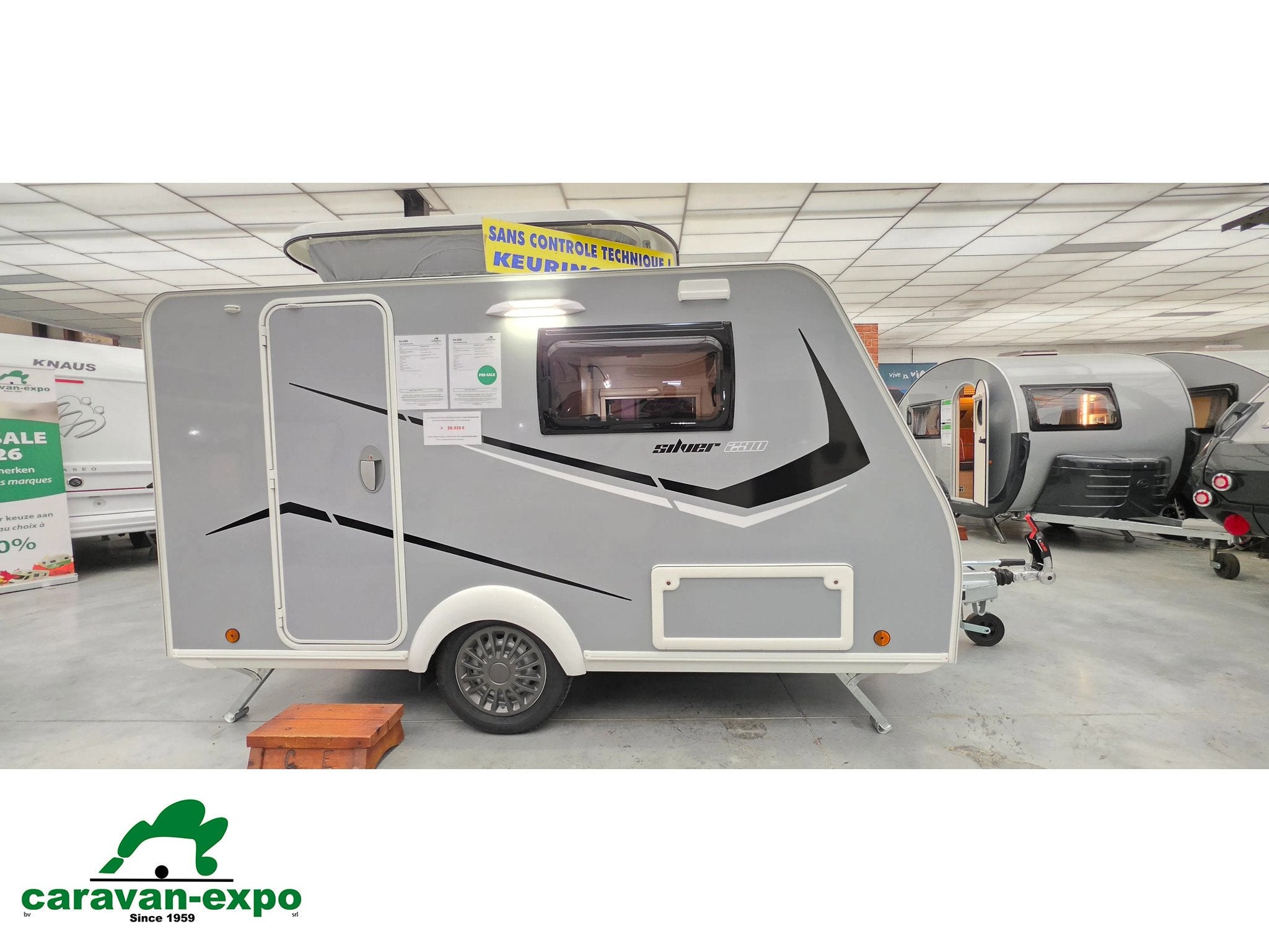 SILVER 290 MINI FREESTYLE, Caravans en Kamperen, Caravans, Overige merken, Tot en met 2, Bedrijf, 500 - 750 kg