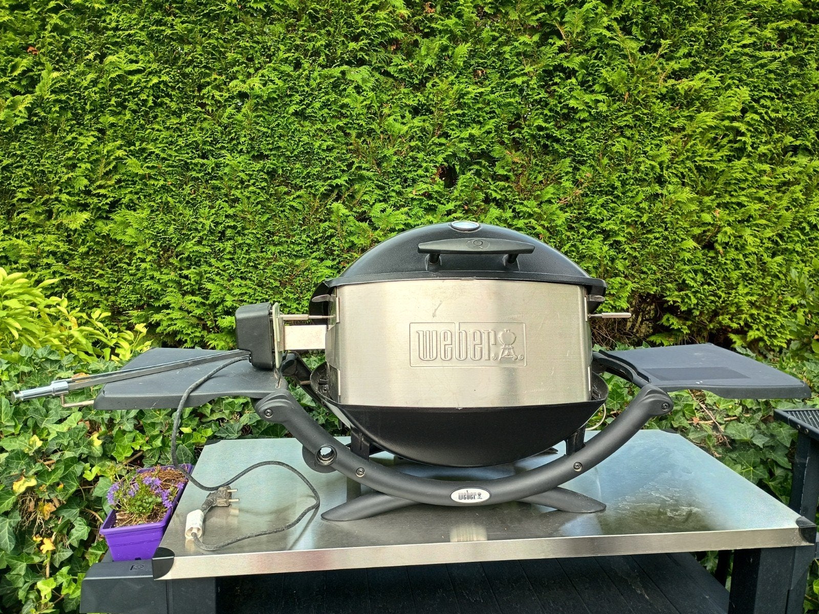 Weber barbecue rôtisserie électrique ou gaz, Jardin & Terrasse