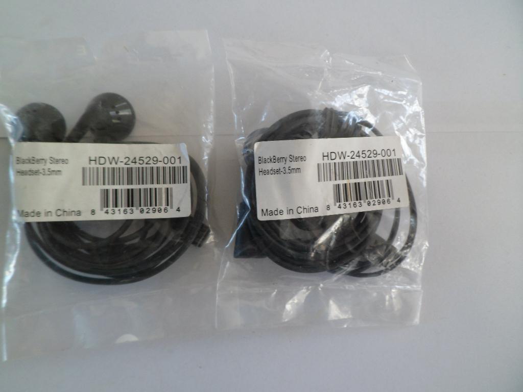 Originele BlackBerry Headset HDW-24529-001, Nieuw,Verpakking, Telecommunicatie, Mobiele telefoons | Oordopjes, Nieuw, Microfoon