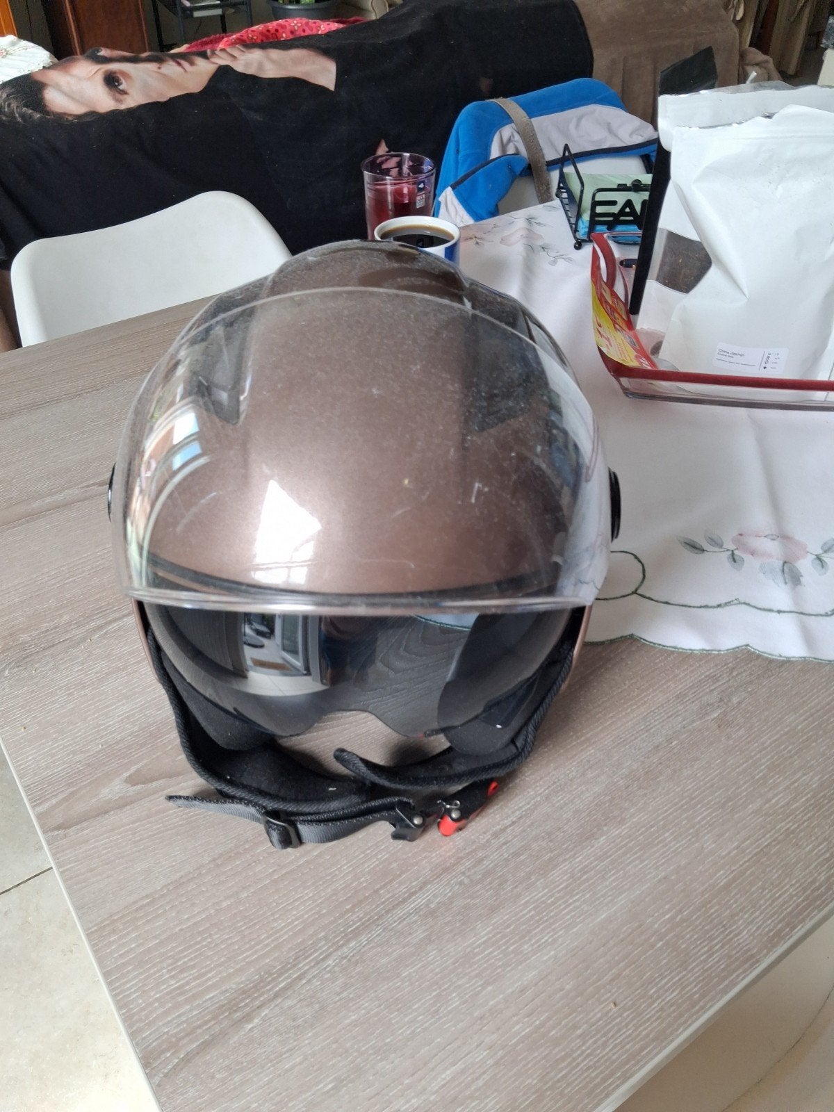 Te koop scooter helm, Fietsen en Brommers, Ophalen of Verzenden