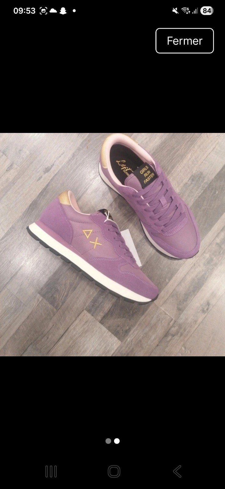 basket femme sun68, Enlèvement, Comme neuf, Sneakers et Baskets