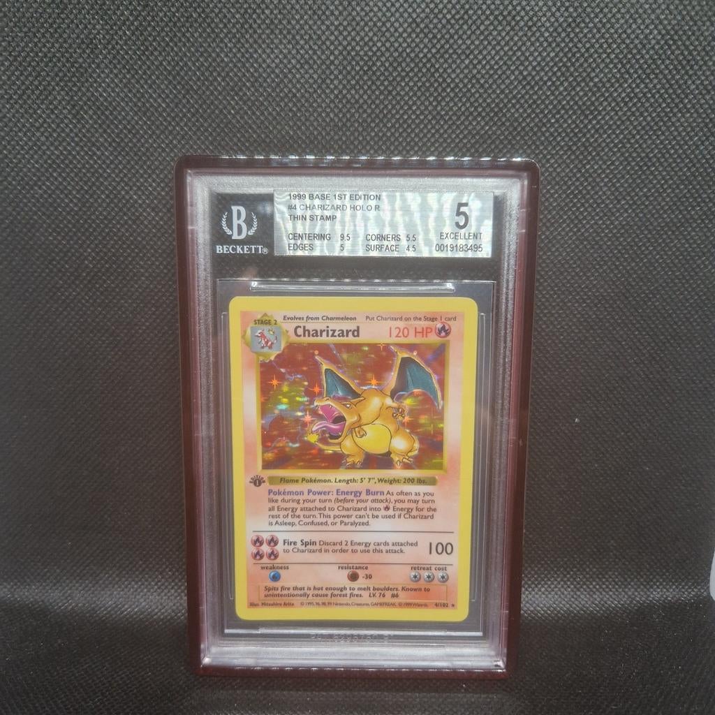 Ensemble de bases de tampons Charizard Holo Thin 1ère éditio, Hobby & Loisirs créatifs, Jeux de cartes à collectionner | Pokémon