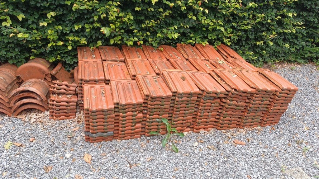 tuiles, Pierre ou Argile, Enlèvement, Utilisé, Rouge