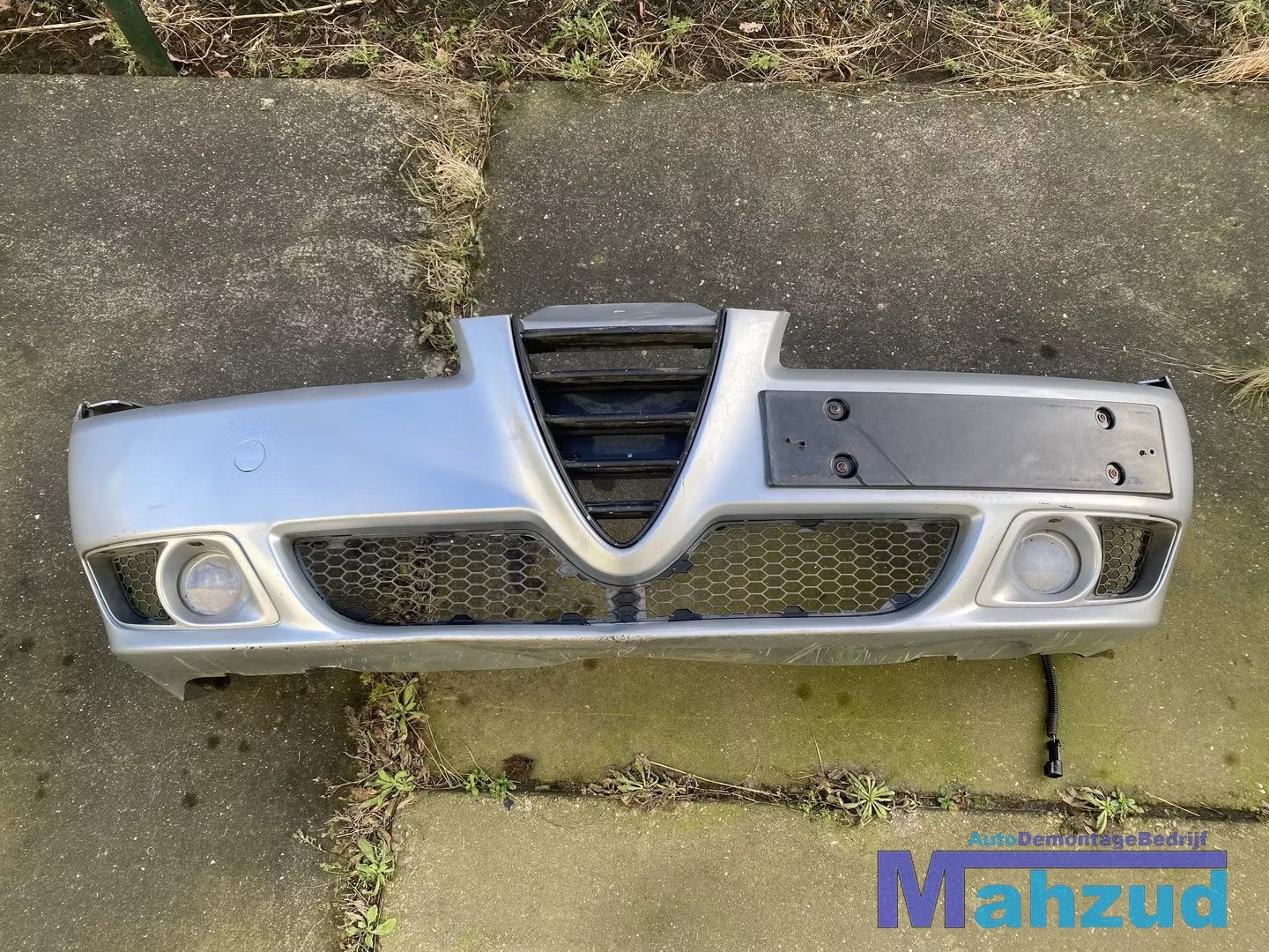 ALFA ROMEO 156 zilver 694 voorbumper bumper 1997-2006, Dpofca@stellantis.com, Pare-chocs, Stellantis Europe S.p.A., Utilisé