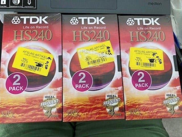 Cassettes vidéo vierges VHS, CD & DVD, VHS | Film, Neuf, dans son emballage, Autres genres, Enlèvement ou Envoi
