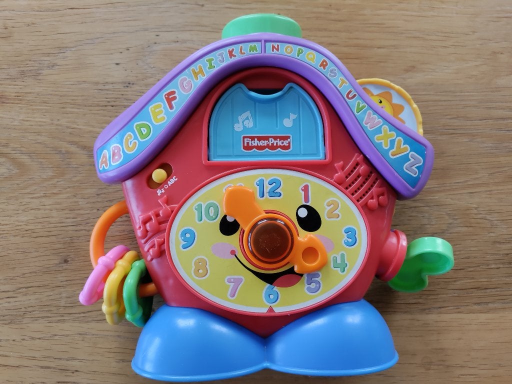 Fisher Price klok, Kinderen en Baby's, Speelgoed | Fisher-Price, Ophalen, Zo goed als nieuw, Overige typen, Met licht