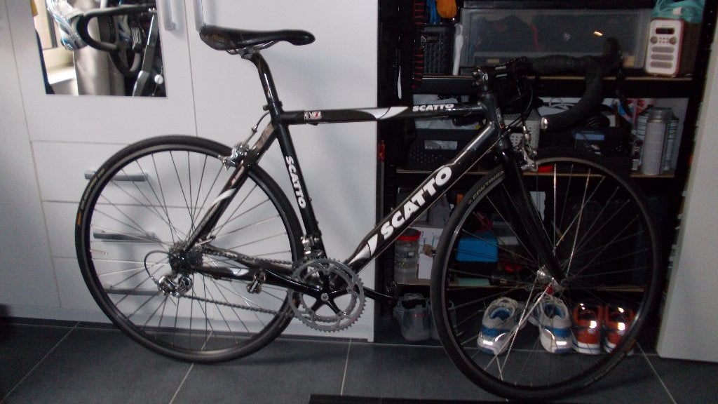 koersfiets scatto full carbon, 28 inch, Gebruikt, Carbon, 15 tot 20 versnellingen