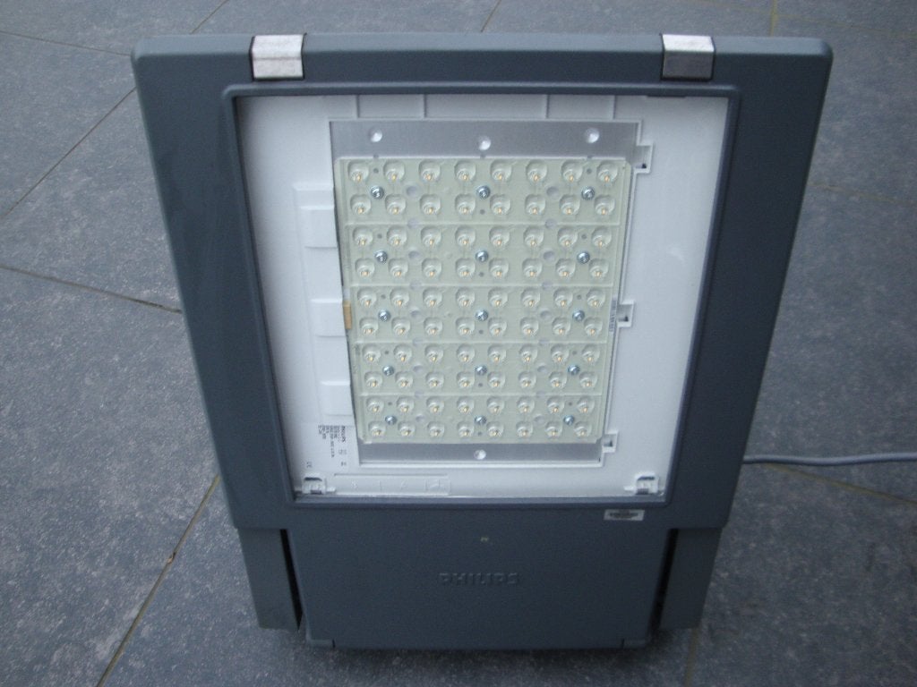 Philips led verlichting - zeer krachtige led straler(s), Tuin en Terras, Gebruikt, Wandlamp, Aluminium, Ophalen of Verzenden
