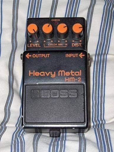 BOSS Heavy Metal HM-2, Muziek en Instrumenten, Effecten, Ophalen, Zo goed als nieuw, Distortion, Overdrive of Fuzz