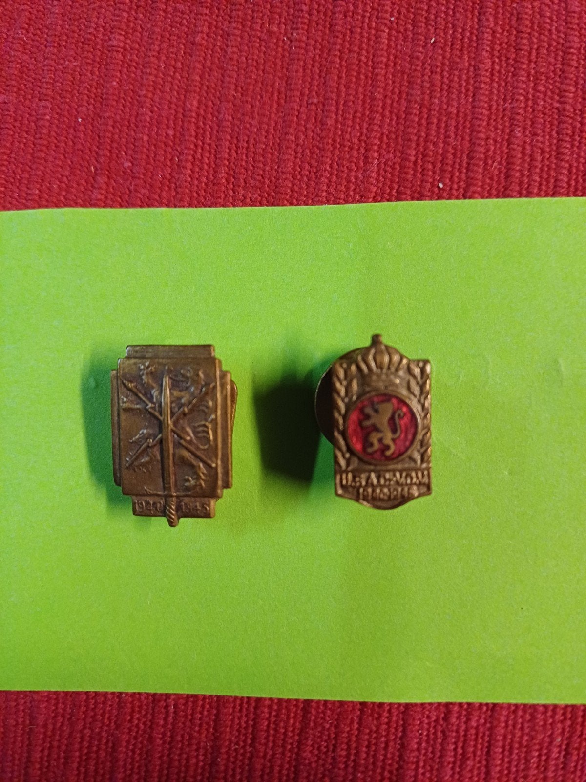 Épinglettes de la Seconde Guerre mondiale, Enlèvement ou Envoi, Autres, Emblème ou Badge