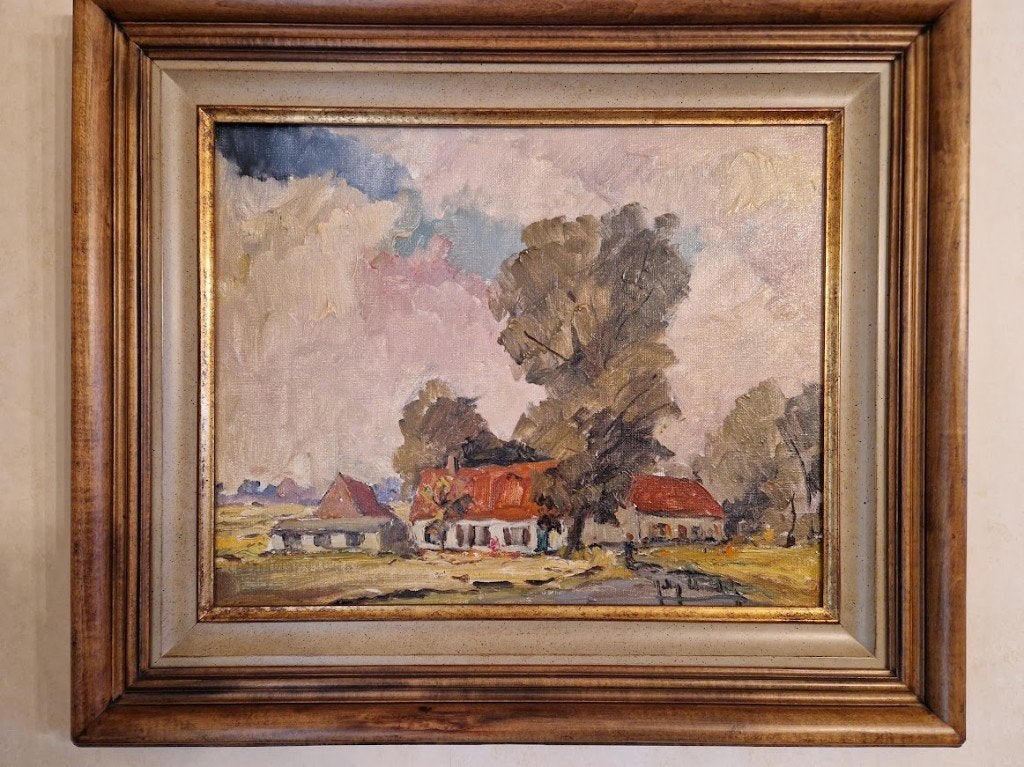 Schilderij Nelly Windels, Ophalen, Doek, Realistisch, Gesigneerd