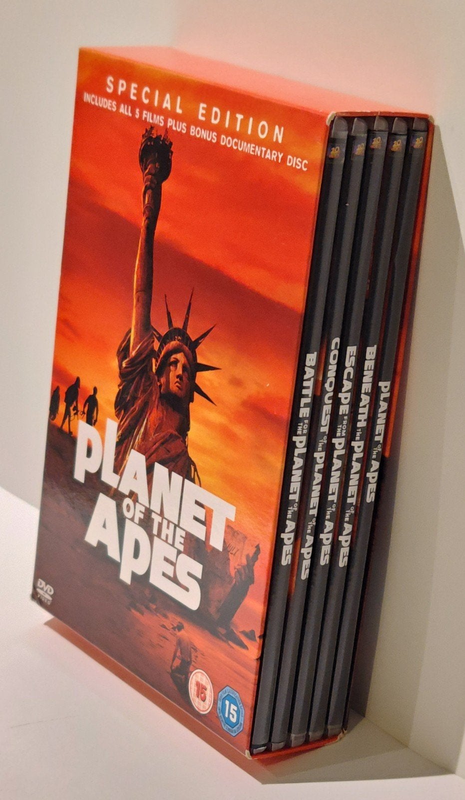 Planet of the Apes Special Edition dvd 5 films + bonus disc, Cd's en Dvd's, Ophalen of Verzenden, Zo goed als nieuw, Speciale editie