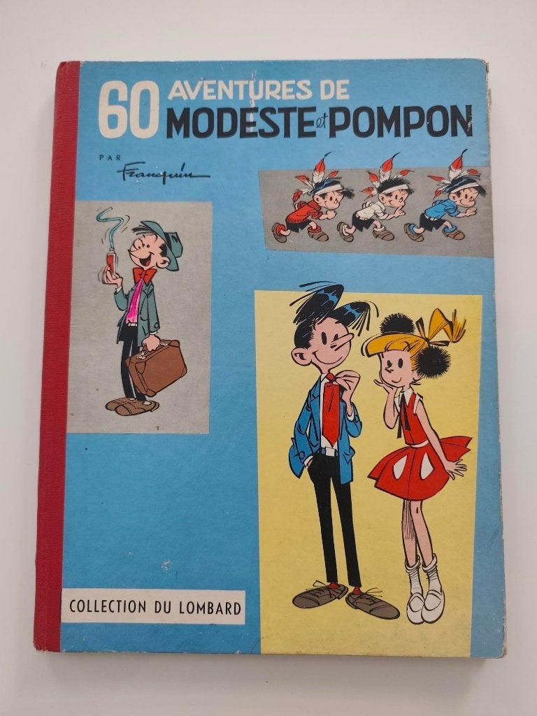 60 aventures de Modeste et Pompon 1960, Livres, Enlèvement ou Envoi, Utilisé, Franquin