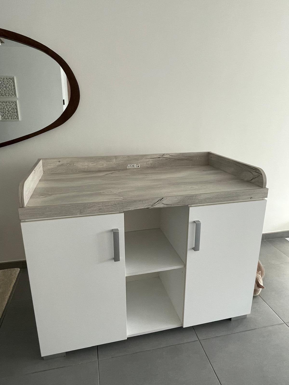 Dubbele Verzorgingstafel, Kinderen en Baby's, Kinderkamer | Commodes en Kasten, Ophalen, Zo goed als nieuw