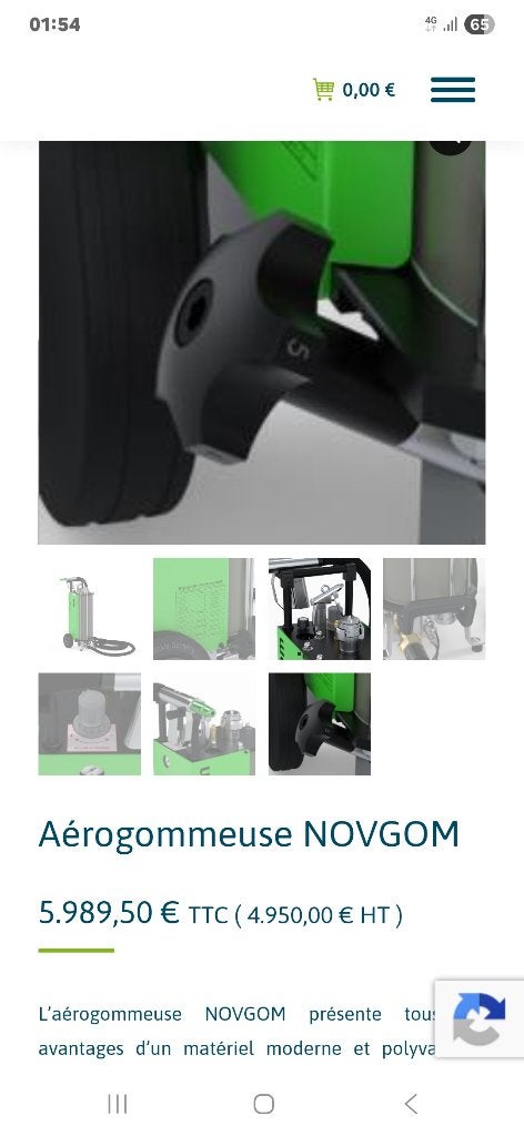 AEROGOMMEUSE-NOVGOM 17, Articles professionnels, Machines & Construction | Pompes & Compresseurs, Enlèvement