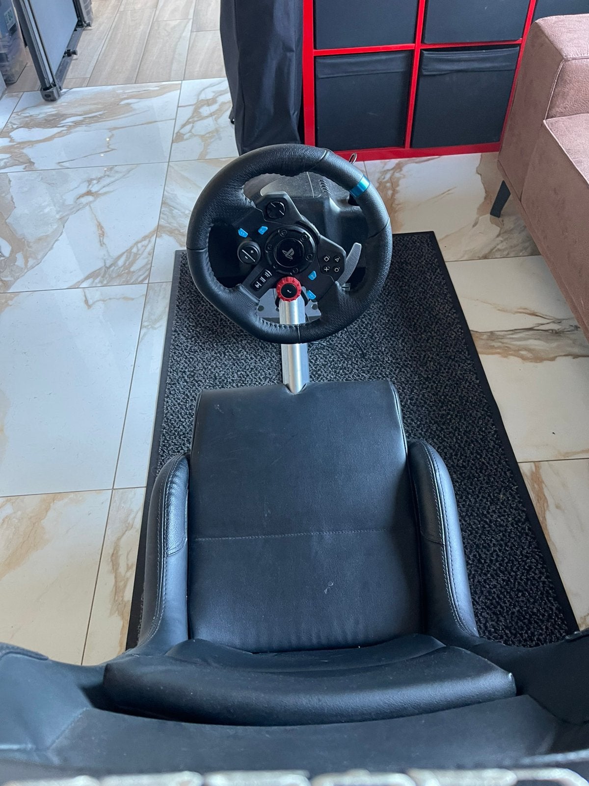 Volant et pedale pour play, Enlèvement, Utilisé