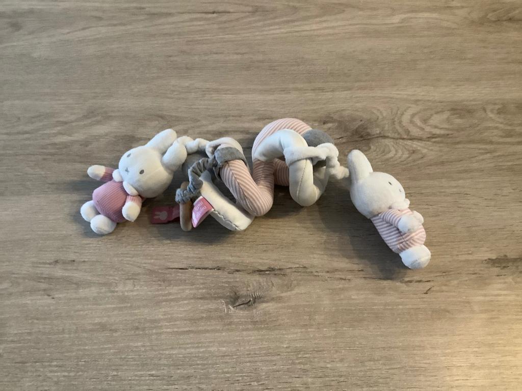 Jouet d'activité en peluche Miffy pour poussette, Enlèvement ou Envoi, Comme neuf