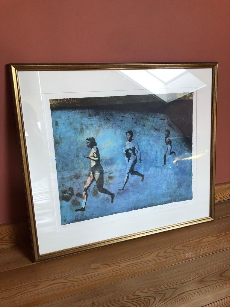 Lithografie Jan Vanriet '92 - Epreuve d'artiste (E.A.), Antiek en Kunst, Kunst | Litho's en Zeefdrukken, Ophalen