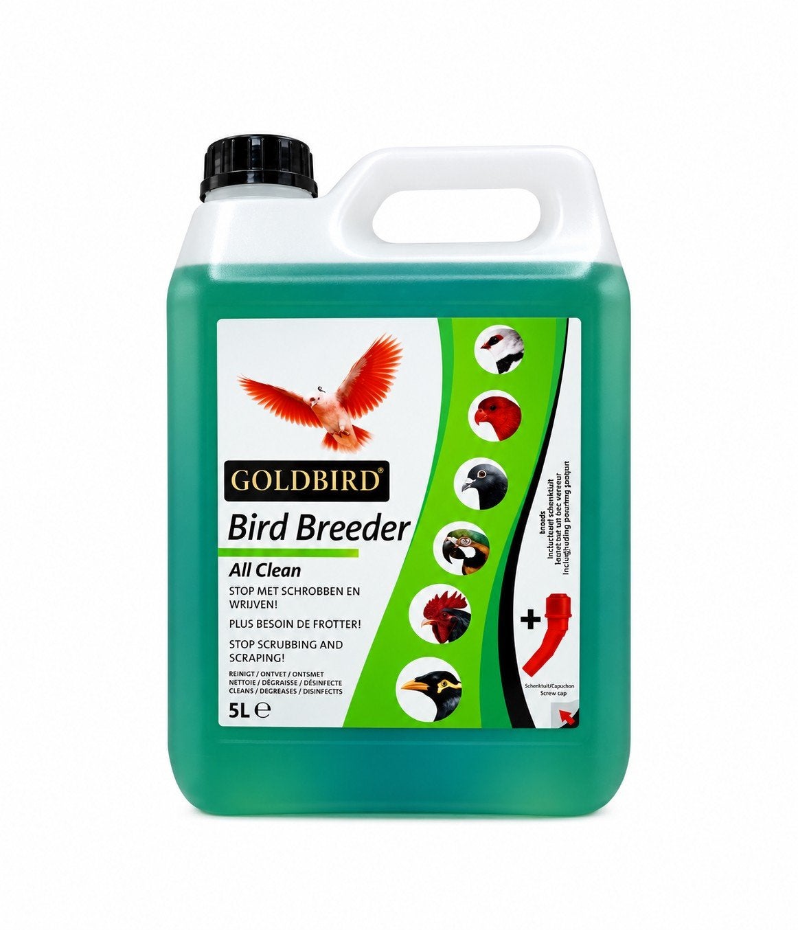 Éleveur d'oiseaux 5 litres GoldBird, Animaux & Accessoires, Oiseaux | Accessoires, Enlèvement, Neuf, Sable et Soin