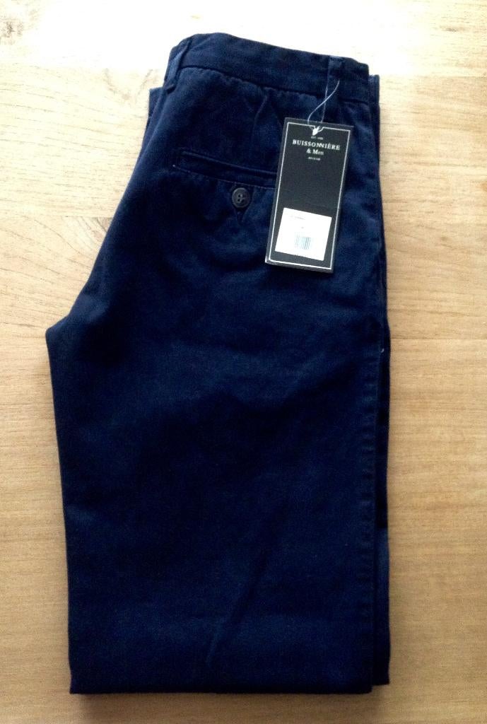 Pantalon Buissonniere bleu foncé homme t.S, Enlèvement ou Envoi, Neuf, Taille 46 (S) ou plus petite, Bleu