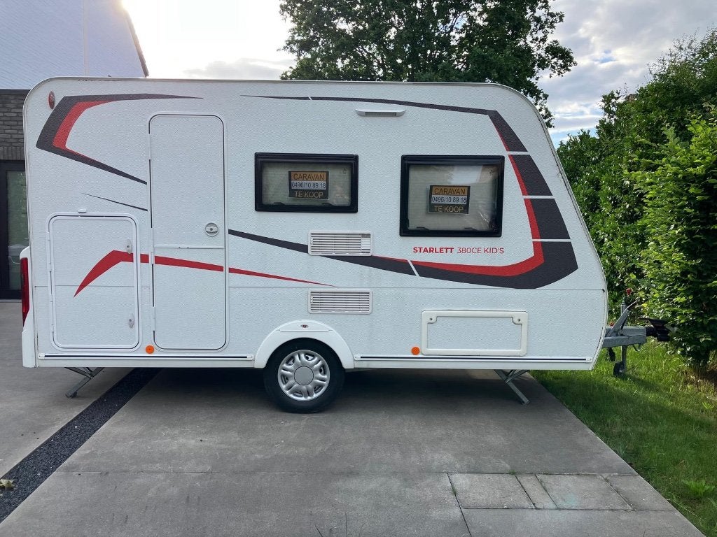 Caravan Sterckeman Starlett 380 CE, Caravans en Kamperen, Sterckeman, 750 - 1000 kg, Particulier, 5 tot 6 meter