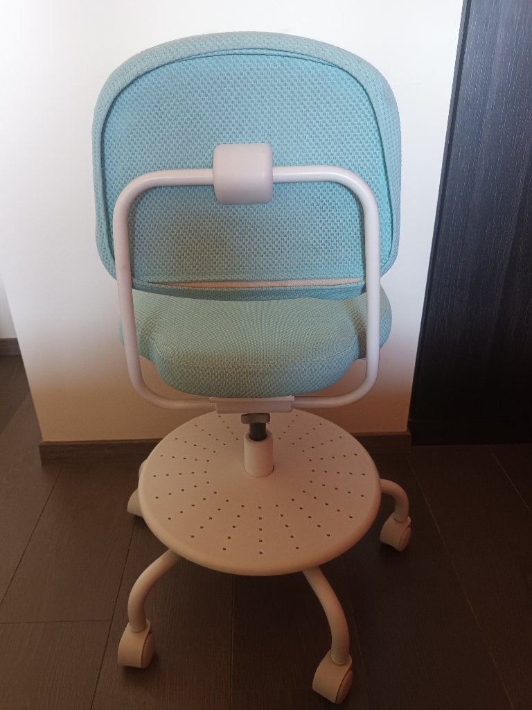 Bureaustoel kinderen, Huis en Inrichting, Bureaustoelen, Ophalen, Gebruikt, Blauw, Bureaustoel