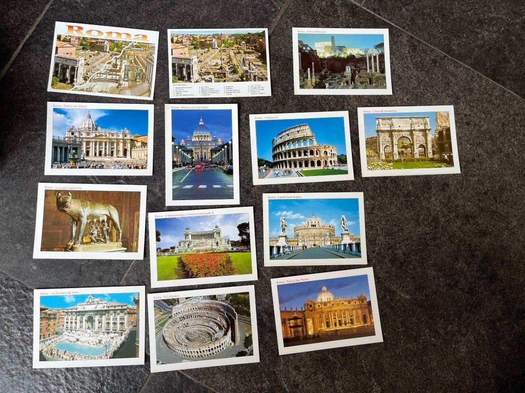 13 postkaarten Rome, Verzamelen, Postkaarten | Buitenland, Ophalen of Verzenden, Italië