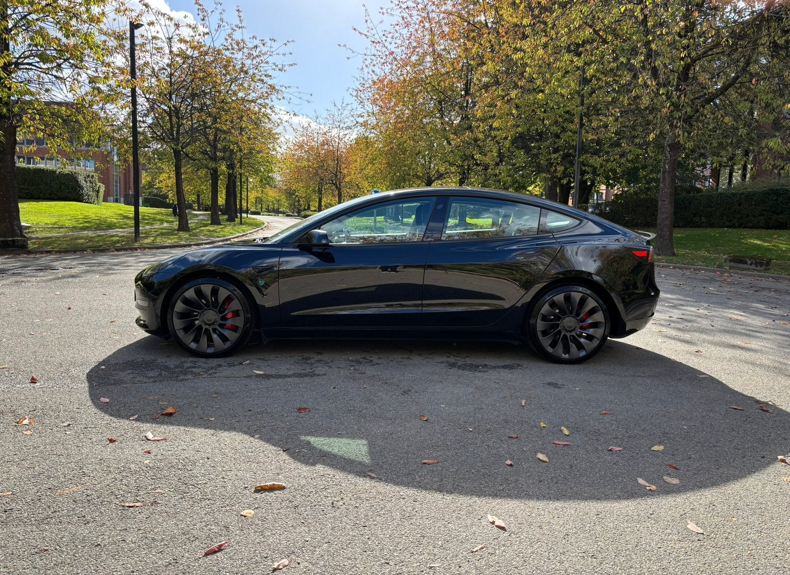 Tesla Model 3 Performance AWD met twee motoren - *32.000 km*, Auto's, Automaat, Dealer onderhouden, 0 cilinders, Zwart