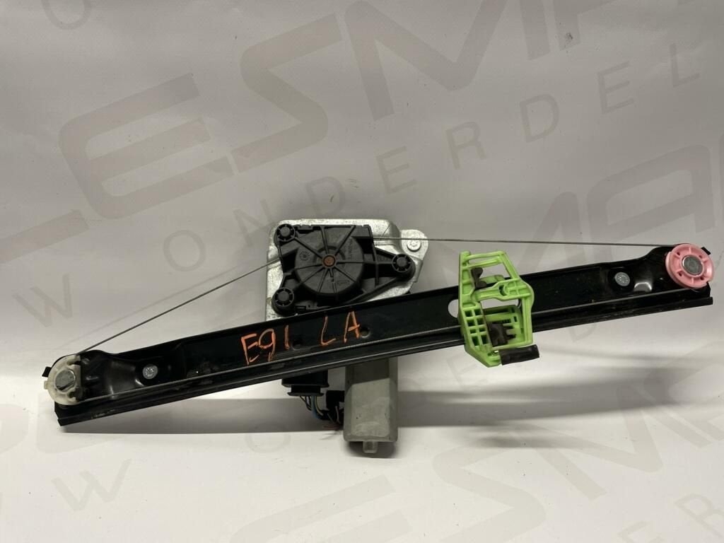 Raammechanisme linksachter BMW E90/E91 7075883, -, Utilisé, -, Enlèvement ou Envoi