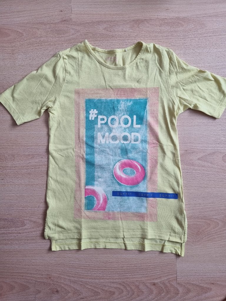 Lichtgeel shirt - maat 152-158, Meisje, Ophalen of Verzenden, Zo goed als nieuw, Esprit