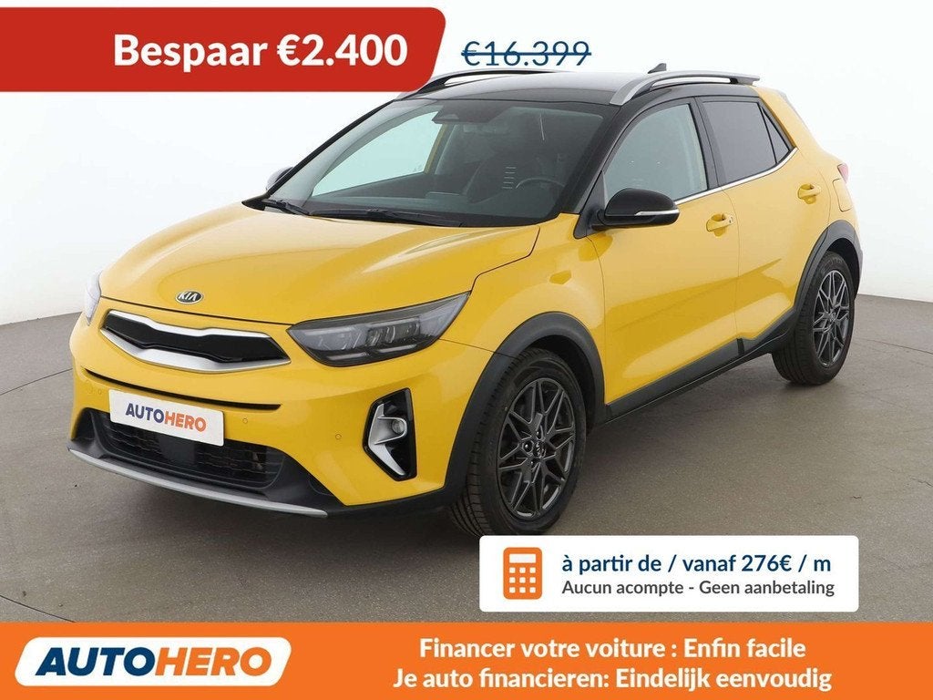 Kia Stonic 1.0 TGDI Edition 7 (année de construction 2020), Achat, 998 cm³, Jaune, Noir