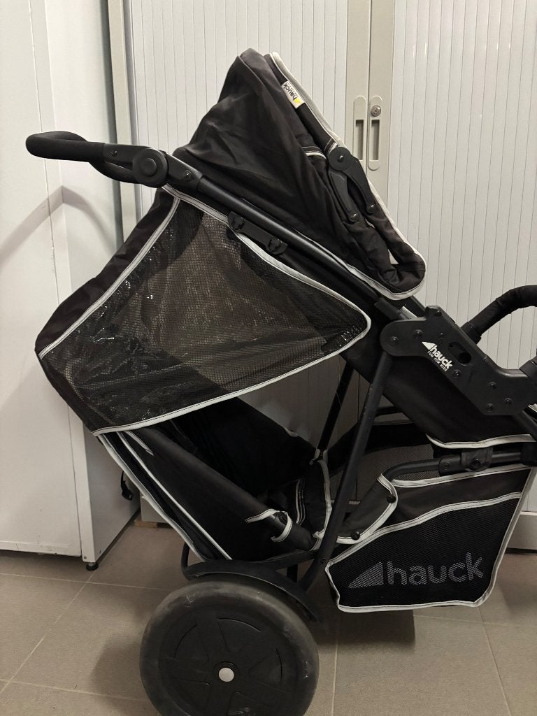 Hauck Freerider Dubbele Buggy, Kinderen en Baby's, Ophalen, Gebruikt, Overige merken, Duomodel